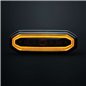 Blitzleuchte - Strands - FOR9T Aura - 5.2" - 13.2cm - Smoke - Positionslicht Amber - 20 Blitzmuster - Amber - R65-2 - 12V-48V Blitzleuchte - Strands - FOR9T Aura - 5.2" - 13.2cm - Smoke - Positionslicht Amber - 20 Blitzmuster - Amber - R65-2 - 12V-48V