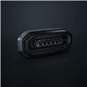 Warning light - Strands - FOR9T Aura - 5.2" - 13.2cm - Smoke - Position light Amber - 20 flash patterns - Amber - R65-2 - 12V-48