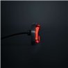 Warning light - Strands - FOR9T Aura - 5.2" - 13.2cm - Smoke - Position light Red - 20 flash patterns - Amber - R65-2 - 12V-48V