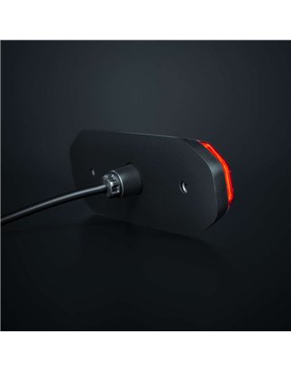 Warning light - Strands - FOR9T Aura - 5.2" - 13.2cm - Smoke - Position light Red - 20 flash patterns - Amber - R65-2 - 12V-48V