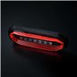 Warning light - Strands - FOR9T Aura - 5.2" - 13.2cm - Smoke - Position light Red - 20 flash patterns - Amber - R65-2 - 12V-48V Warning light - Strands - FOR9T Aura - 5.2" - 13.2cm - Smoke - Position light Red - 20 flash patterns - Amber - R65-2 - 12V-48V