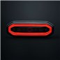 Warning light - Strands - FOR9T Aura - 5.2" - 13.2cm - Smoke - Position light Red - 20 flash patterns - Amber - R65-2 - 12V-48V Warning light - Strands - FOR9T Aura - 5.2" - 13.2cm - Smoke - Position light Red - 20 flash patterns - Amber - R65-2 - 12V-48V