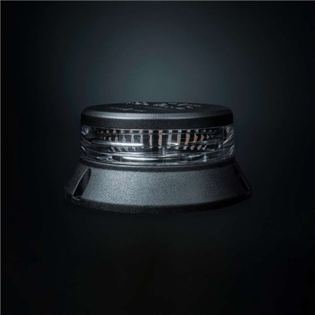 Beacon - Strands - Cruise Light - 4.3" - 11cm - Clear - Flat Transfer Plate - 11 flash patterns - Amber - R65 - 12V-48V
