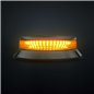 Beacon - Strands - Cruise Light - 6.5" - 16.5cm - Smoke - Flat Transfer Plate - 12 flash patterns - Amber - R65 - 12V-48V Beacon - Strands - Cruise Light - 6.5" - 16.5cm - Smoke - Flat Transfer Plate - 12 flash patterns - Amber - R65 - 12V-48V