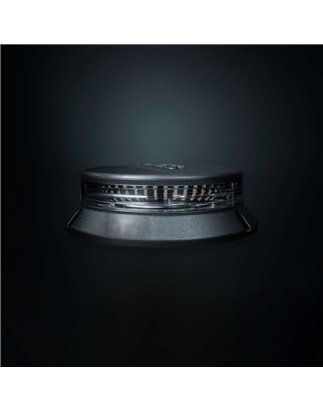 Beacon - Strands - Cruise Light - 6.5" - 16.5cm - Clear - Flat Transfer Plate - 12 flash patterns - Amber - R65 - 12V-48V