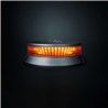Beacon - Strands - Cruise Light - 6.5" - 16.5cm - Clear - Flat Transfer Plate - 12 flash patterns - Amber - R65 - 12V-48V