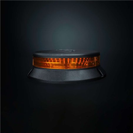 Beacon - Strands - Cruise Light - 6.5" - 16.5cm - Amber - Flat Transfer Plate - 12 flash patterns - Amber - R65 - 12V-48V