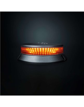 Beacon - Strands - Cruise Light - 6.5" - 16.5cm - Amber - Flat Transfer Plate - 12 flash patterns - Amber - R65 - 12V-48V