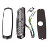 Warning light - Axixtech - SM6-D - Dual Color - 5.4" - 13.7cm - Clear - 28 flash patterns - White/Amber - R65-2 - 12V-24V