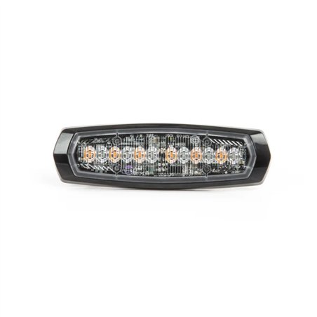 Blixtljus - Axixtech - SM6-D - Dual Color - 5.4" - 13.7cm - Klar - 28 blixtmönster - Röd/Blå - R65-2 - 12V-24V -