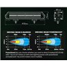 LED-ramp - Ledson - Epix 16+ XL - 16.1" - 41cm - Smoke - Positionsljus Vit/Bärnsten - Driving