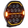 Driving light - Ledson - Herox 9+ - Strobe - 8.9" - 22.6cm - Smoke - PowerTouch - Position light White/Amber - 5 flash patterns