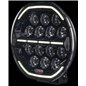 Driving light - Ledson - Herox 9+ - Strobe - 8.9" - 22.6cm - Smoke - PowerTouch - Position light White/Amber - 5 flash patterns - Driving Driving light - Ledson - Herox 9+ - Strobe - 8.9" - 22.6cm - Smoke - PowerTouch - Position light White/Amber - 5 flash patterns - Driving