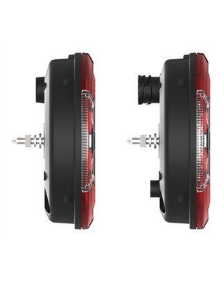 Achterlicht - Aspöck - Ecoround - 5.5" - 14.2cm - Helder - Achteruit - Mist - 12V-24V