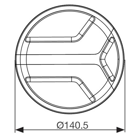 Achterlicht - Aspöck - Ecoround - 5.5" - 14.2cm - Helder - Achter - Rem - Richting - 12V-24V 
