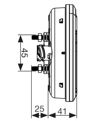 Achterlicht - Aspöck - Ecoround - 5.5" - 14.2cm - Helder - Achter - Rem - Richting - 12V-24V