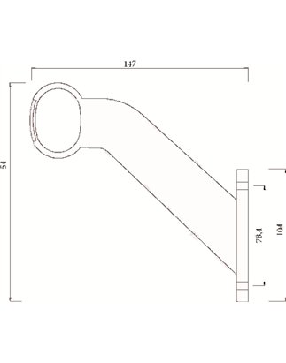 Gummiarm - Aspöck - Superpoint 3 - Standard - 5.8" - 14.7cm - Vit/Bärnsten/Röd - 12V-24V - 