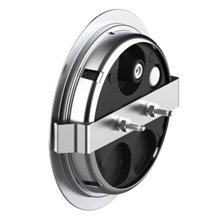 Mounting - Aspöck - Ecoround - Lamp rim - Chrome