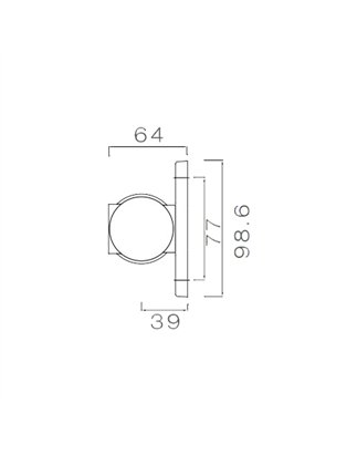 Gummiarm - Aspöck - Superpoint 3 - Direkt - 2.5" - 6.4cm - Vit/Bärnsten/Röd - 12V-24V - 