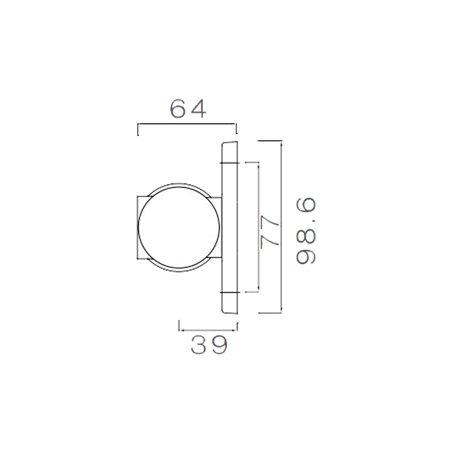Breedtelamp - Aspöck - Superpoint 3 - Direct - 2.5" - 6.4cm - Wit/Amber/Rood - 12V-24V