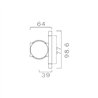 Breedtelamp - Aspöck - Superpoint 3 - Direct - 2.5" - 6.4cm - Wit/Amber/Rood - 12V-24V