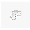 Gummiarm - Aspöck - Superpoint 3 - Pendel - 2.5" - 6.4cm - Vit/Bärnsten/Röd - 12V-24V -