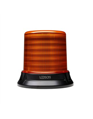 Zwaailamp - Ledson - Optoguard Silo - 7" - 17.8cm - Amber - Old School - 8 flitspatronen - R65-2 - 12V-48V