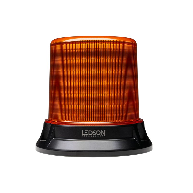 Signalleuchte - Ledson - Optoguard Silo - 7" - 17.8cm - Amber - Old School - 8 Blitzmuster - R65-2 - 12V-48V Signalleuchte - Ledson - Optoguard Silo - 7" - 17.8cm - Amber - Old School - 8 Blitzmuster - R65-2 - 12V-48V