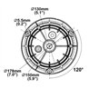 Beacon - Ledson - Optoguard Silo - 7" - 17.8cm - Amber - Old School - 8 flash patterns - R65-2 - 12V-48V