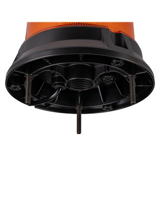 Varningsljus - Ledson - Optoguard Silo - 7" - 17.8cm - Bärnsten - Old School - 8 blixtmönster - R65-2 - 12V-48V -