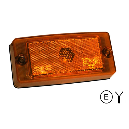 Marker Light - M-Led - Classic - 4.7" - 11.9cm - Amber - 12V-30V