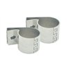 Rohrklemme - Steeler - 51mm - Hochglänzender Edelstahl - Satz