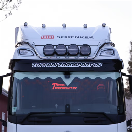 Dakbeugel - RST-Steel - Roofbar V10 - Voor 4 Lampen - LED - DAF - XF/XG - Sleeper High Cab - 2021+