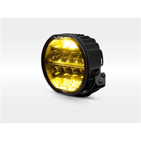 Extraljus - Lazer - Sentinel 7 - Elite+ - 7" - 17.8cm - Gen2 - Vit/Gul - Positionsljus Vit/Bärnsten - Driving Dimma Combo