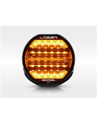 Verstraler - Lazer - Sentinel 9 - Elite+ - 8.9" - 22.5cm - Gen2 - Wit/Geel - Positielicht Wit/Amber - Driving Mist Combo