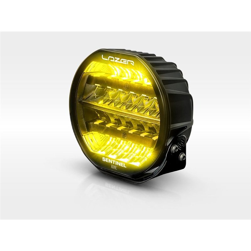 Verstraler - Lazer - Sentinel 9 - Elite+ - 8.9" - 22.5cm - Gen2 - Wit/Geel - Positielicht Wit/Amber - Driving Mist Combo