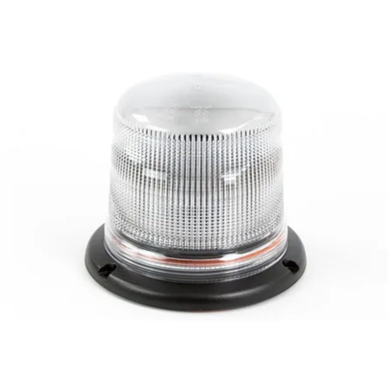 Beacon - Axixtech - B18 Dual - 5.6" - 14.2cm - Clear - Amber/Blue - R65-2 - 12V-24V Beacon - Axixtech - B18 Dual - 5.6" - 14.2cm - Clear - Amber/Blue - R65-2 - 12V-24V