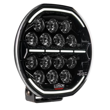 Fernscheinwerfer - Ledson - Herox 9+ - 9.1" - 23.1cm - Smoke - PowerTouch - Positionslicht Weiß/Amber - Driving