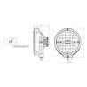 Driving light - WAS - W116 Offroad - 9.1" - 23cm - Position light White/Amber - Driving