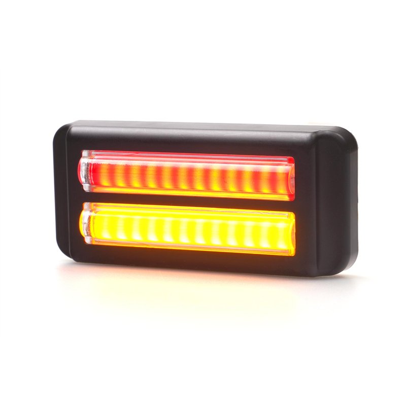 Achterlicht - WAS - W296 - 3.4" - 8.7cm - Helder - Achter - Rem - Richting - 12V-24V Achterlicht - WAS - W296 - 3.4" - 8.7cm - Helder - Achter - Rem - Richting - 12V-24V