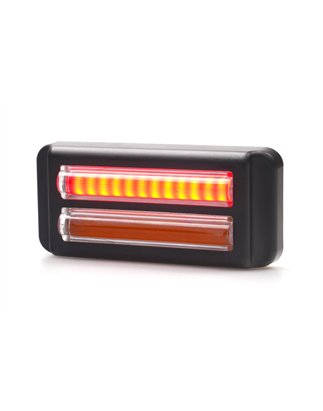 Achterlicht - WAS - W114 - 5.7" - 14.6cm - Achter - Rem - Richting - 12V-24V