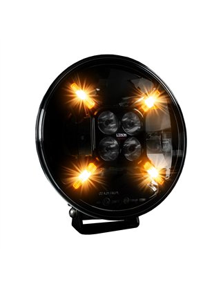 Fernscheinwerfer - Ledson - Sarox 9+ - Strobe - 8.6" - 21.8cm - Smoke - Positionslicht Weiß/Amber - 5 Blitzmuster - Driving