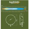 Fernscheinwerfer - Ledson - Sarox 9+ - Strobe - 8.6" - 21.8cm - Smoke - Positionslicht Weiß/Amber - 5 Blitzmuster - Driving 