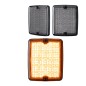 Tail light - Ledson - Breeze X2 - Retro - 4.3" - 11cm - Smoke - Ind - 12V-48V Tail light - Ledson - Breeze X2 - Retro - 4.3" - 11cm - Smoke - Ind - 12V-48V