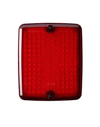 Bakljus - Ledson - Breeze X2 - Retro - 4.3" - 11cm - Röd - Dim - 12V-48V