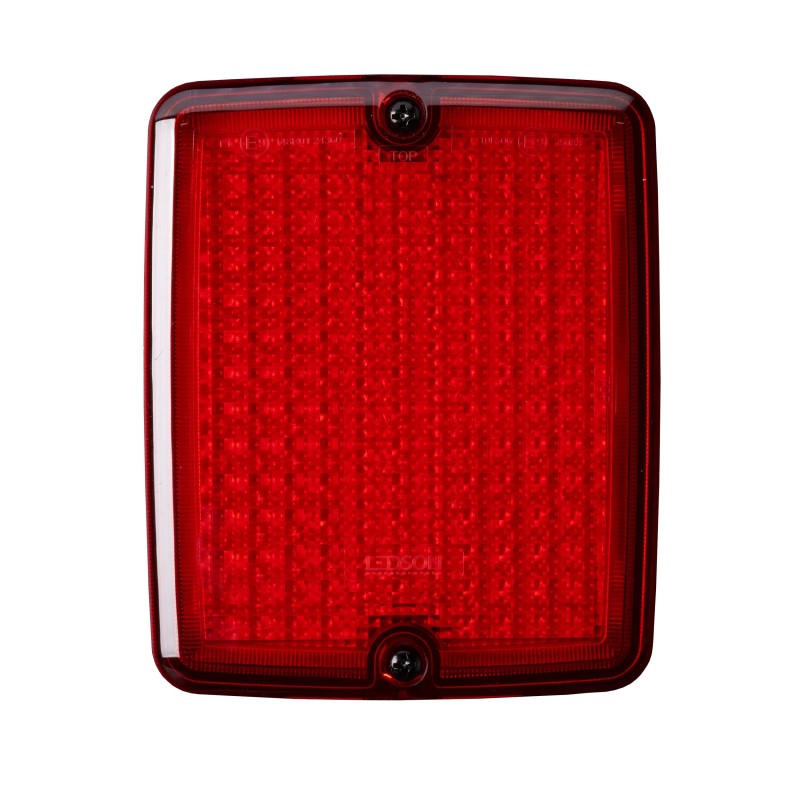 Tail light - Ledson - Breeze X2 - Retro - 4.3" - 11cm - Red - Fog - 12V-48V Tail light - Ledson - Breeze X2 - Retro - 4.3" - 11cm - Red - Fog - 12V-48V
