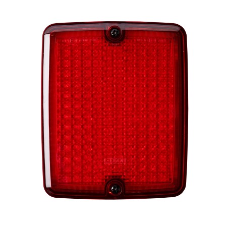 Bakljus - Ledson - Breeze X2 - Retro - 4.3" - 11cm - Röd - Dim - 12V-48V
