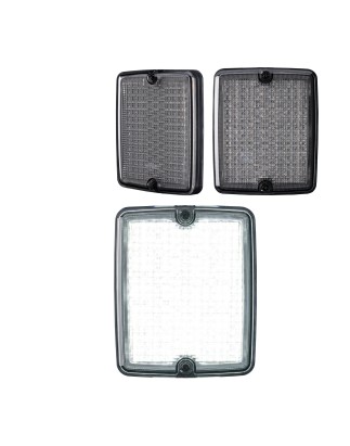 Bakljus - Ledson - Breeze X2 - Retro - 4.3" - 11cm - Smoke - Back - 12V-48V