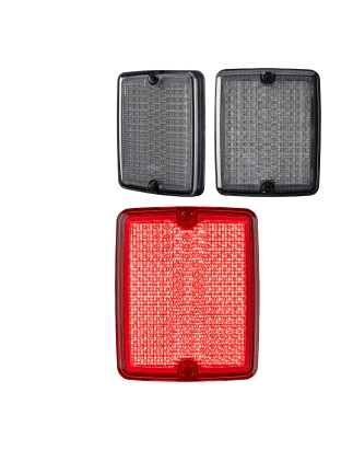 Tail light - Ledson - Breeze X2 - Retro - 4.3" - 11cm - Smoke - Fog - 12V-48V