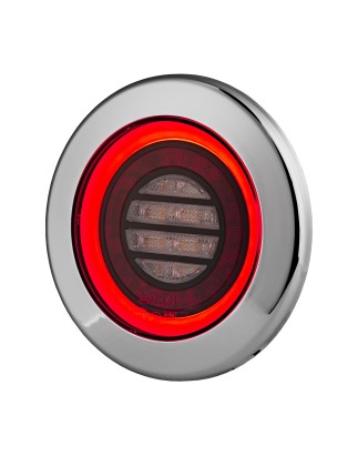 Tail light - Ledson - Breeze R1 - 6.1" - 15.5cm - Clear - Tail - Brake - Ind - 12V-48V